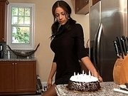 Busty boss and her birthday idea