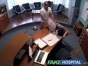 FakeHospital Doctor empties his sack to ease sexy patients pain in her back