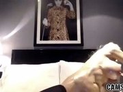 Hott Huge Tit Blonde Girl Masturbates on Web Cam