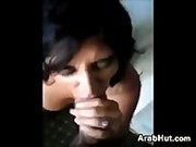 Arab Giving Her Lover A Blowjob POV