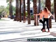 Romi and Raylene girls porn teen hot playing in public