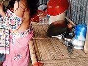 Indian Nude House wife kitchen sex