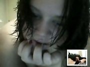 Heart-stopping Skype session with a big boobed nympho