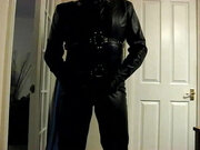 Leather catsuit