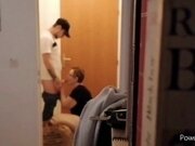'student seduces and fuck delivery boy (creampie) '