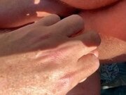 'Nude Public Outdoor Footplay and Fucking. Spectators and Kayakers Watching'