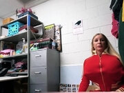 Busty PE teacher MILF is a cleptomaniac