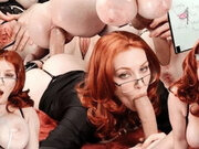 Funny Anatomy with Stepmommy. Taboo Lesson in Pervert Family