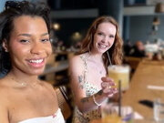 Picking Up Two Babes at the Bar for Midday Threesome -ffm- Chloe Foxxe, Ami B...