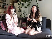 Ersties - Sexy Nympha & Luna Use Toys On Each Other To Get Off