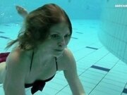 'Enjoy them stripping sexy girlfriends Nastya and Libuse in the pool'