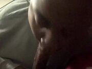 'Sloppy blowjob  in the parking lot with thick Lightskin ...Cum all in her mouth !!'
