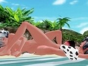 '3D HENTAI YURI Cow Girl Fucks Her Girlfriend'