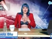 'Big Boobs Girl Plays With Her Pussy Live On Air'