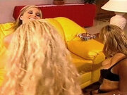 Amateur blonde schoolgirl fingers her hungry clam