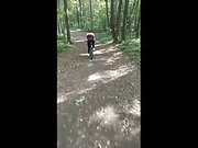 A Bike Ends with a Hot Blowjob in the Forest