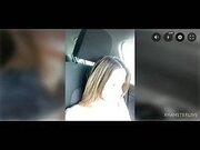 enjoying in car ,squirt on public place