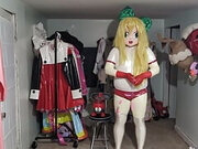 Kigurumi Roll PVC Gym Uniform Breathplay and Vibraitors