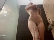 'Lady Dimitrescu voyeur naked shower - giantess fetish - MIMI CICA'