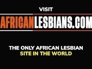'Amateur real lesbian black African couple goes deep on the ass eating'