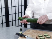 Thick cucumber satisfies my mature married pussy