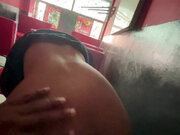Desi GF Fucked in Public Restaurant Take Cum inside