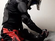 Fucking Fleshlight in MX Gear