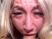 Stripper Raven Banks Rough Deepthroat Face Fuck