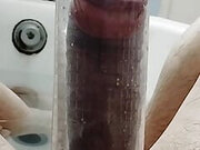 increasing penis size using water. 2 cm in 2 months, the result is a smooth pump