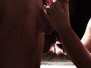 blowjob and fireplace...the happiness!