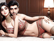 Take the hot young girl of Indian village to the forest and kissed his cheeks and his fuck