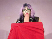 Sissy Stacy Stretch Here Mouth by Sucking Chubby Cock