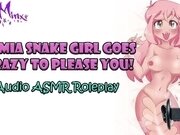 'ASMR - Sexy Lamia Snake Girl Goes Crazy To Please You! Audio Roleplay'