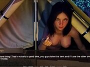 'Love Season - Threesome on a tent, sex with Nova and Mia (15)'