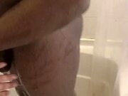 'Just had to have dick in the shower , phat ass Puerto Rican sucks and enjoys a good pounding by BBC'