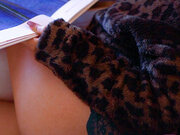 Gorgeous Girl's Lace Pose: Sensual Tease in Sheer