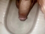 Handjob bathroom piss sexy boy