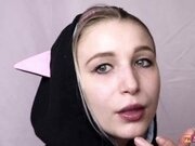 'Teen Girl Learns To Give Sloppy, Dirty Blowjob And Gets Cum In Mouth And Swallow Sperm'