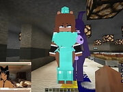 Minecraft Fapcraft: Fazclaire's Nightclub Edition I fuck Bonfiie, Bonnie, in the ass and doggy style