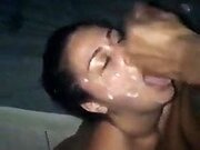 Girl With Big Tits Gets A Facial