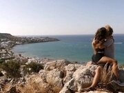 'Hot teen couple have public sex above the busiest Beach of a Greek island'