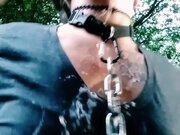 'Super wet and sloppy facefucking, on a leash ROUGH THROAT PIE'