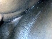 'Pussy licking cream pie before bed UP CLOSE'