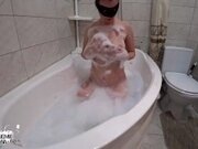 'Hot Brunette Passionate Fisting and Anal Sex - Cum Inside in the Bathroom'