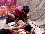 Kinky Indian homemade ass to mouth with huge anal creampie