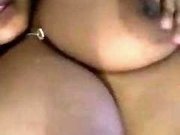 Sexy girl with big boobs fingering