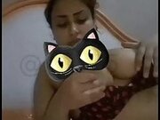 Iranian girl showing boobs