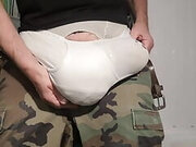 Silicone Bulge in Army Pants