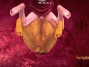 'Furry Hentai 3D Yiff - Vore Kangaroo & Human Wolf sex in stomatch'