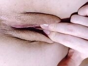 Close up pussy lips
